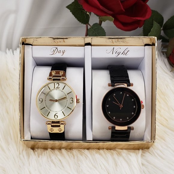 2 Piece Watch Set, Day & Night NIB